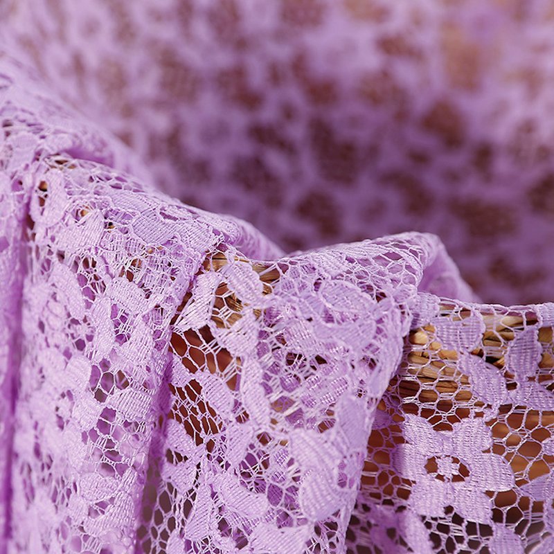 Lace Fabric Cutwork Women's Nylon for Women's Wear Wholesale Supplier 4